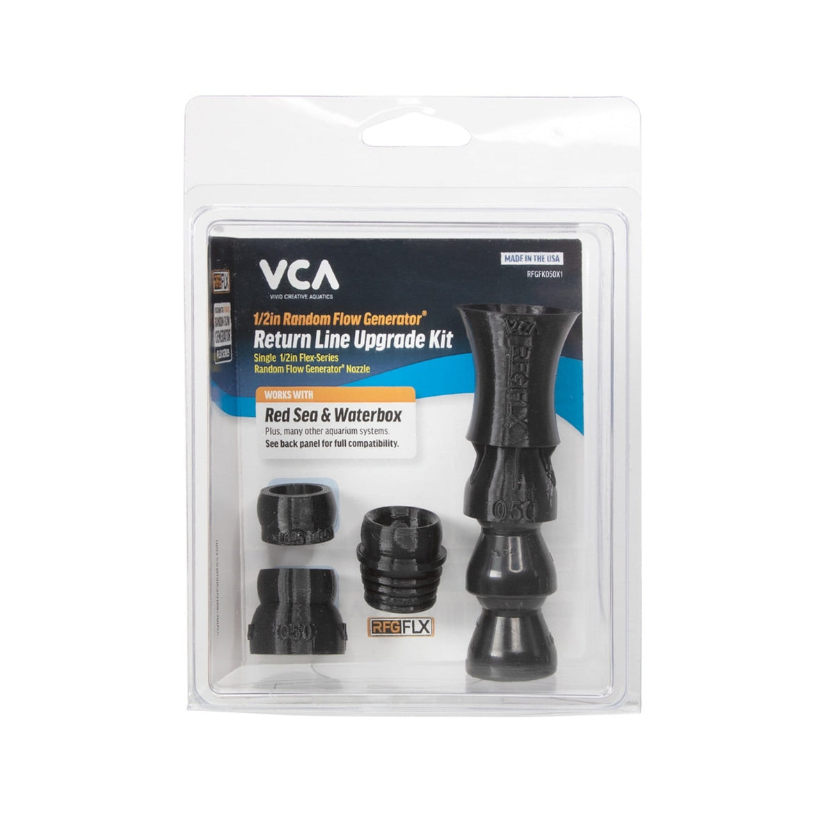 VCA 1/2 inch single nozzle Random Flow Generator kit