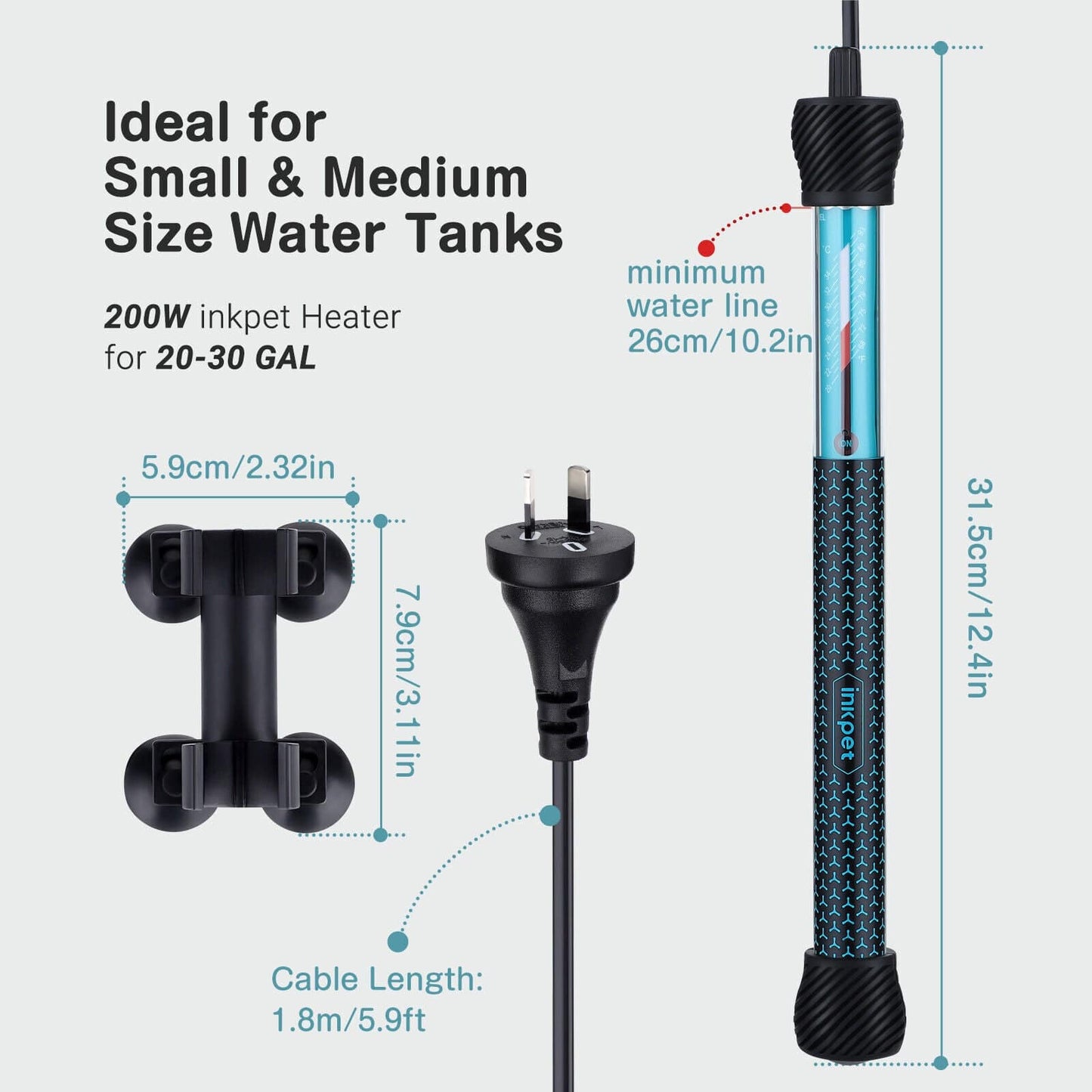 Aquarium Heater 100W-300W - INKPET