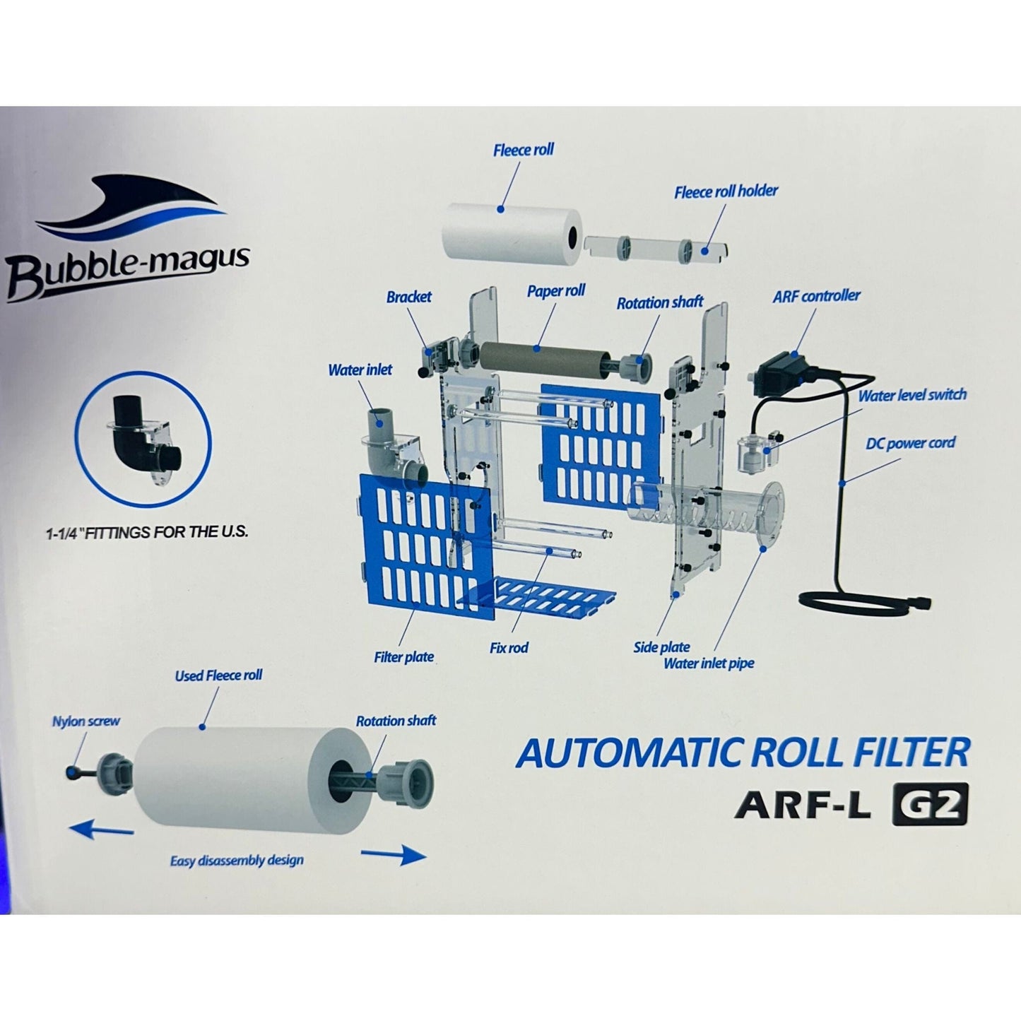 Auto Roller Filter G2 Large - Bubble Magus