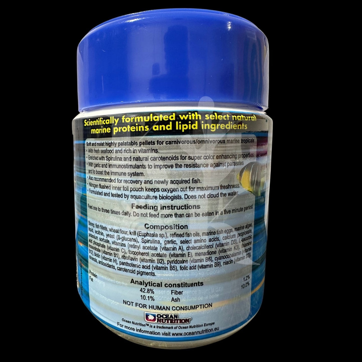 Formula One Pellets With Garlic 100g - Ocean Nutrition