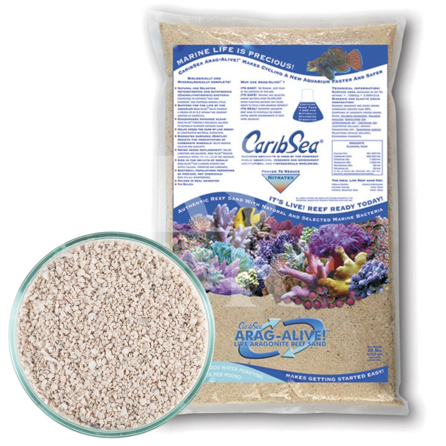 Arag-Alive Reef Sand - CaribSea