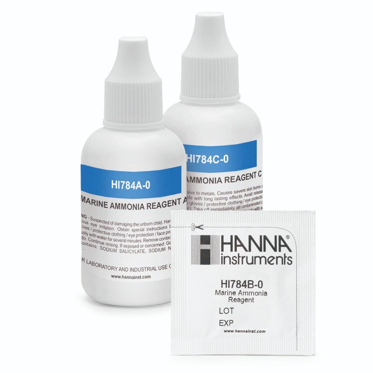 Marine Ammonia HC Checker Reagents (25 tests) - HI784-25