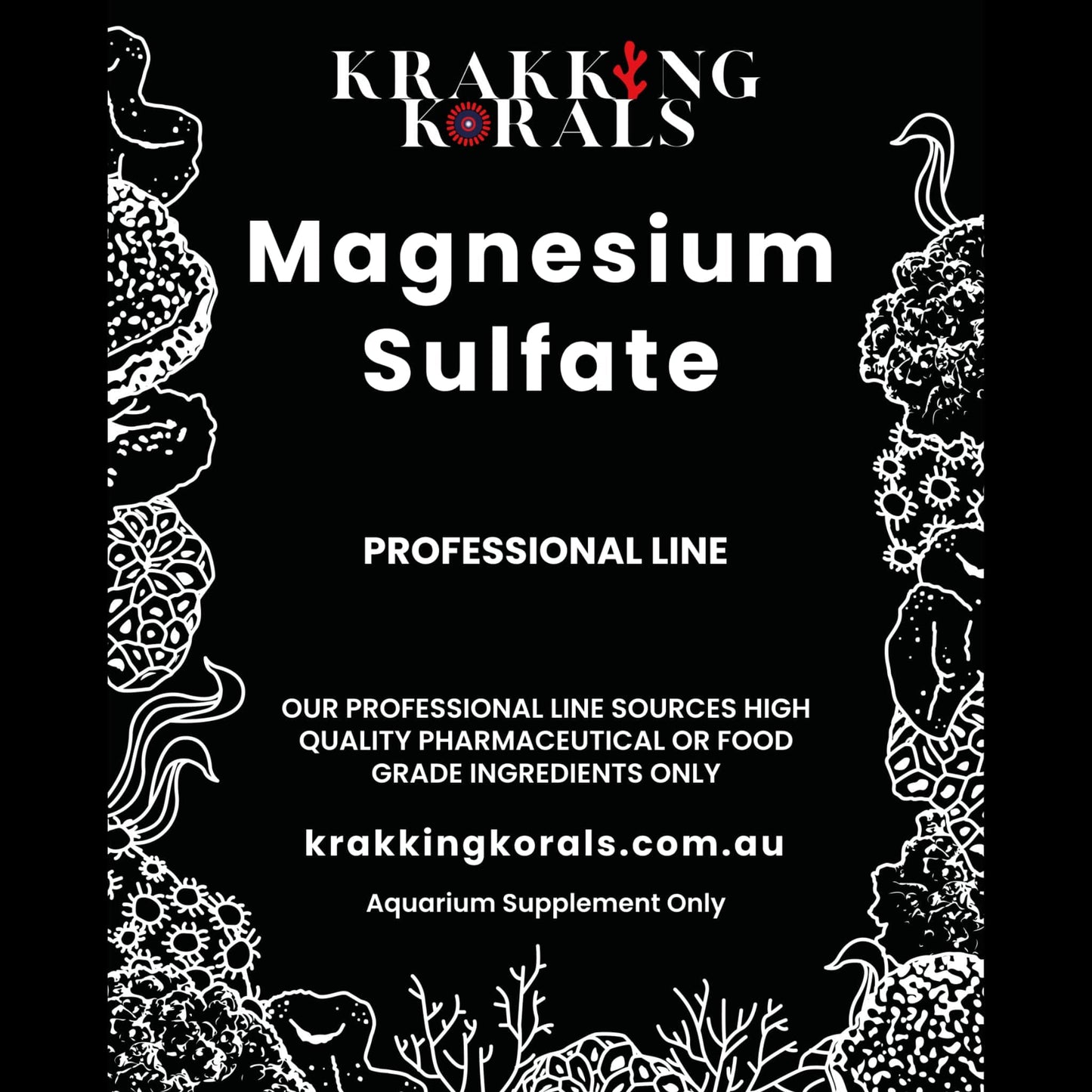 Magnesium Sulfate 2kg - Krakking Korals