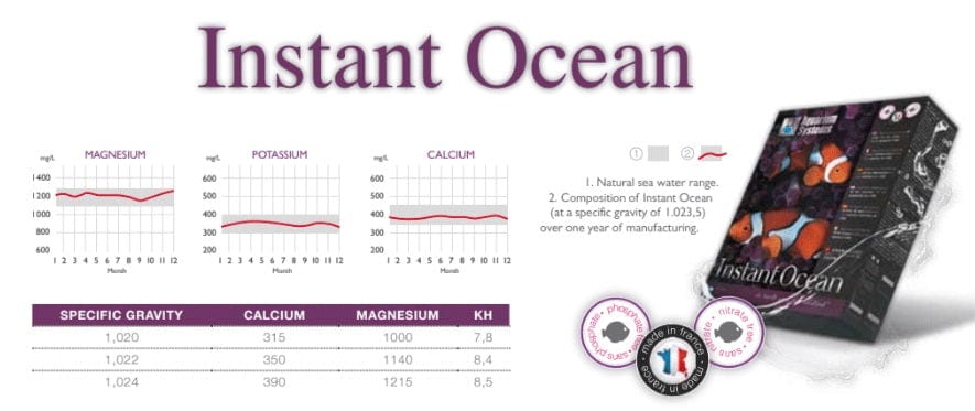 Instant Ocean Sea Salt 25kg - Aquarium Systems
