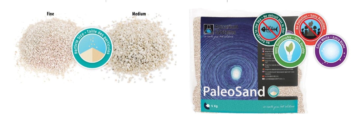 PaleoSand Aragonite Thin 5kg - Aquarium Systems