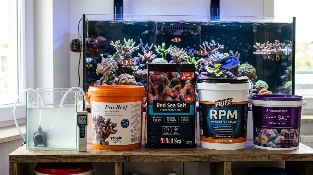 Best reef salt mixes for saltwater tanks in 2026