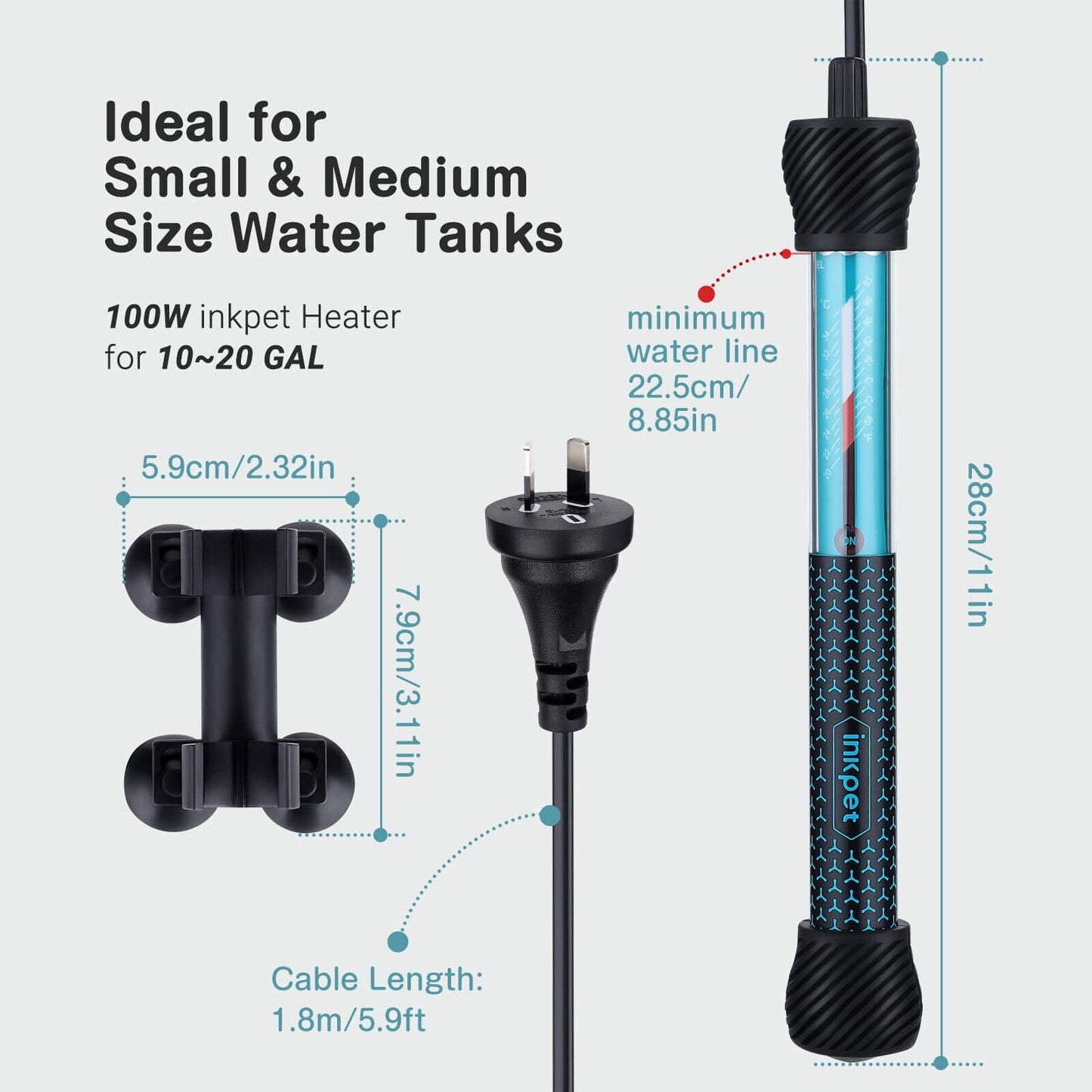 Aquarium Heater 100W-300W - INKPET