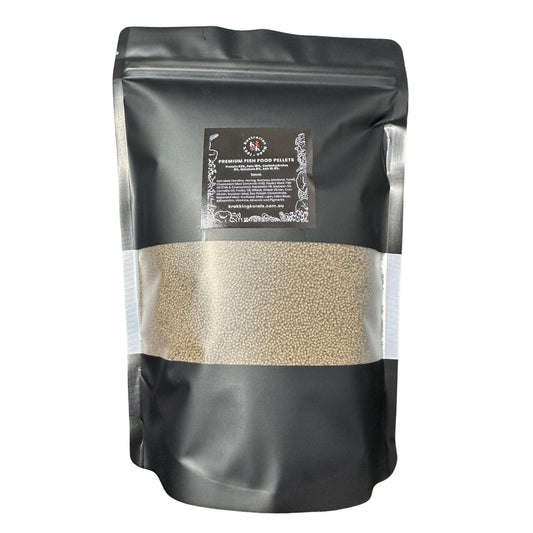 Premium Fish Food Pellets 500g - 1mm
