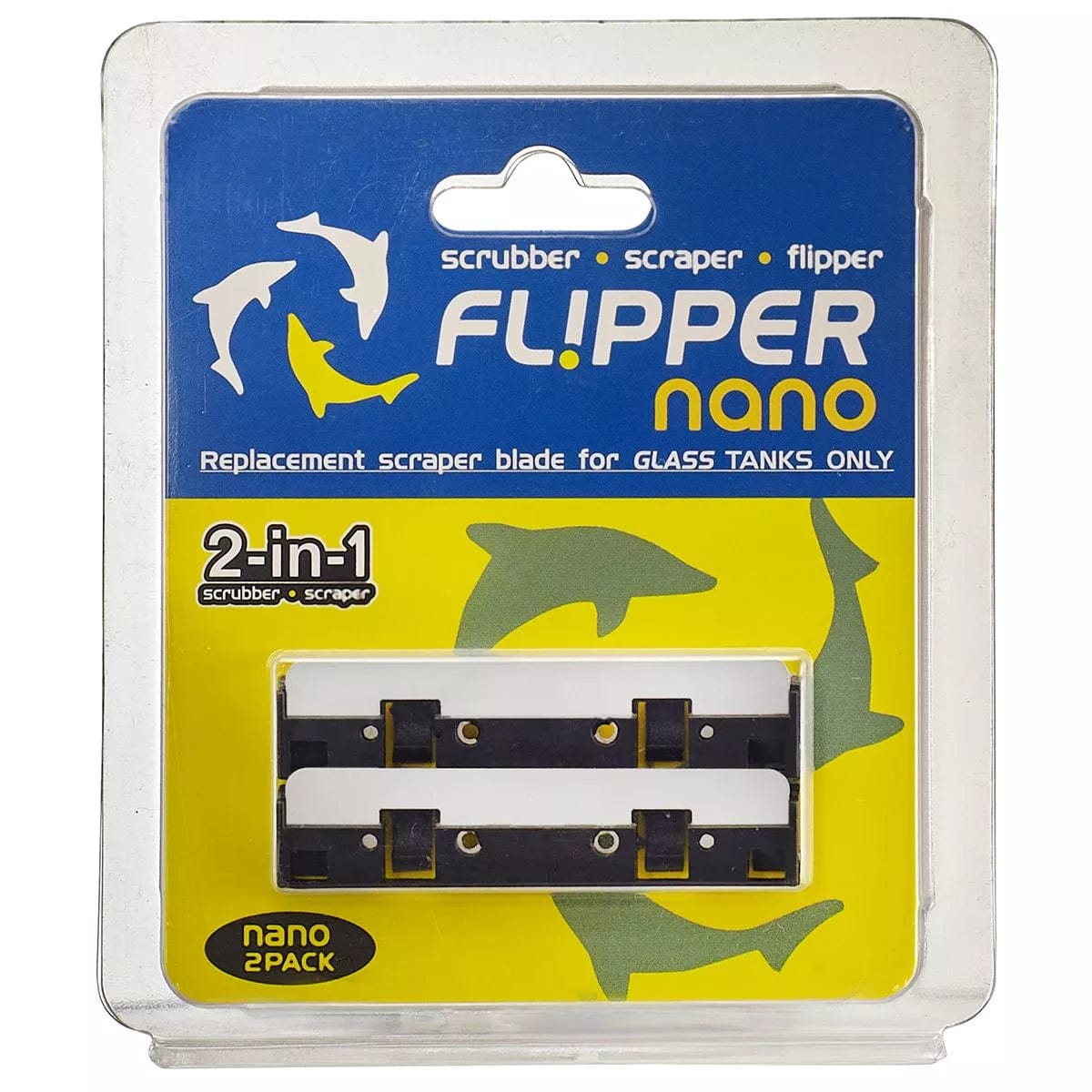 Flipper Nano Replacement Stainless Steel Blades - 2pk