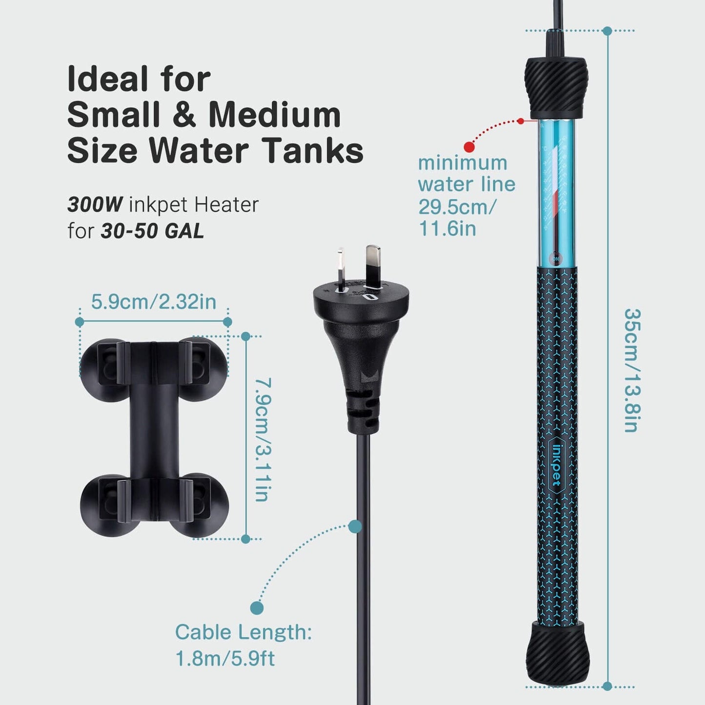 Aquarium Heater 100W-300W - INKPET