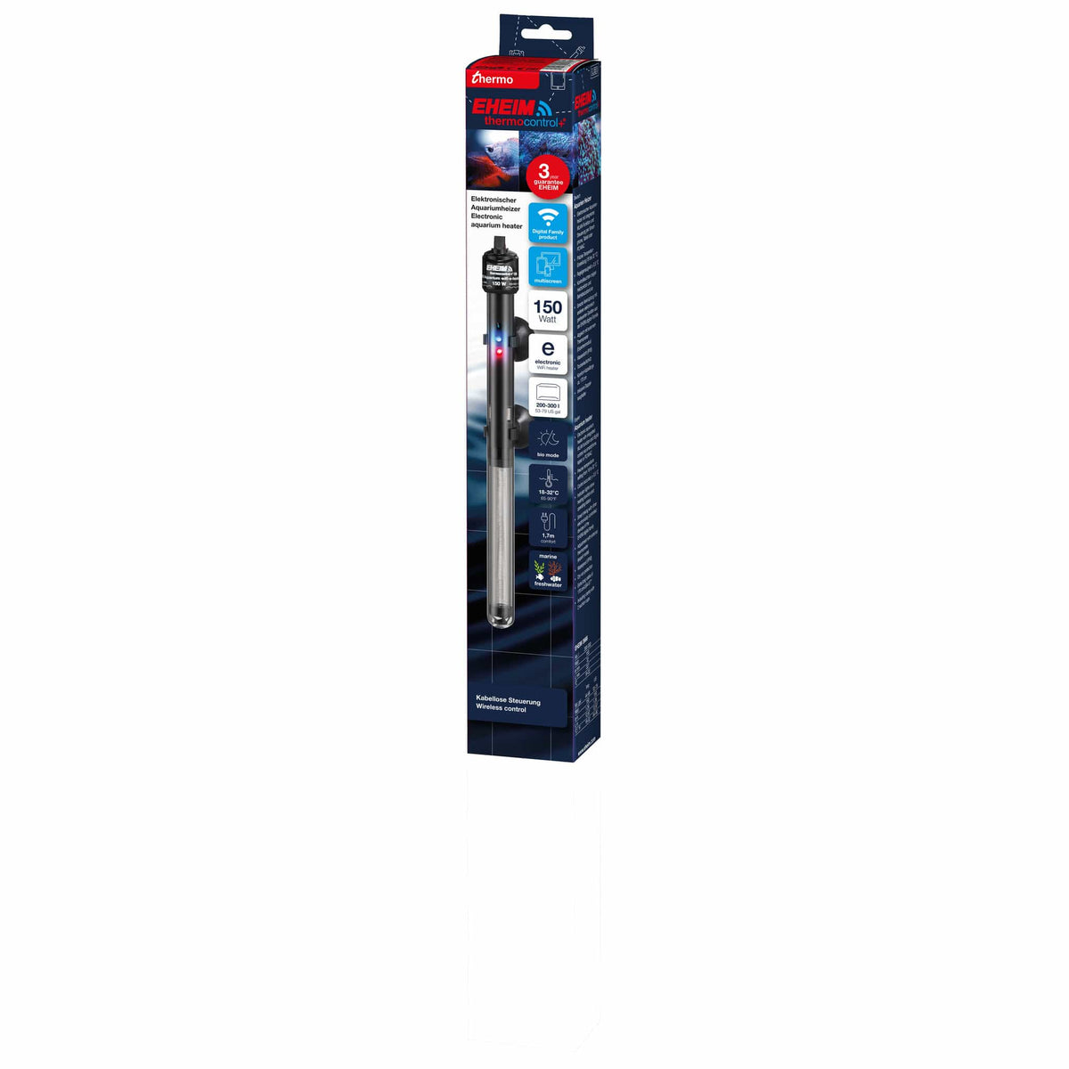 EHEIM thermocontrol+e 150w packaging