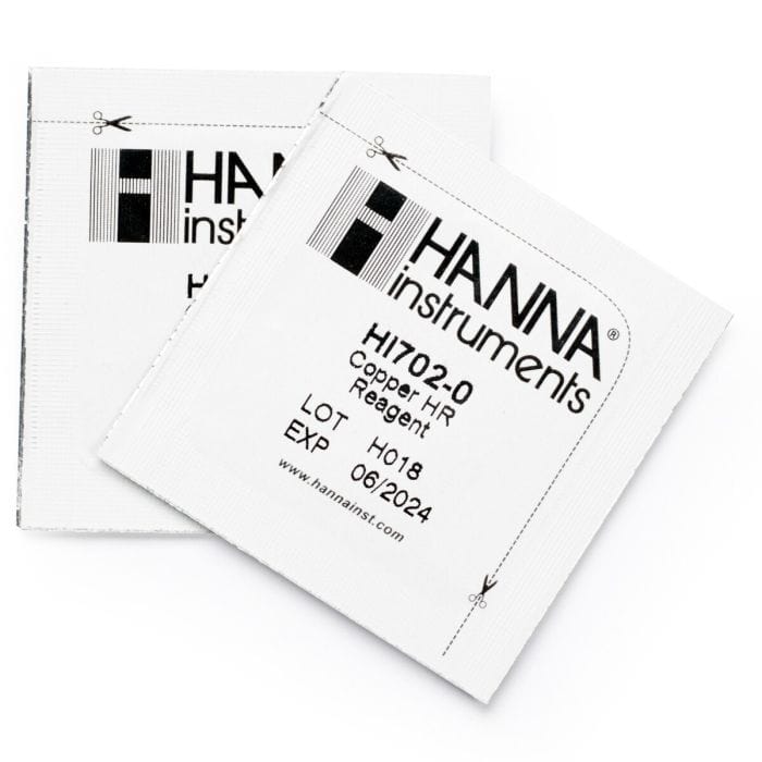 Copper High Range Reagents HI702-25 - Hanna