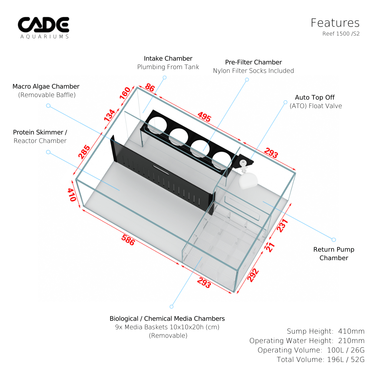 Reef S2/F 1500 - CADE