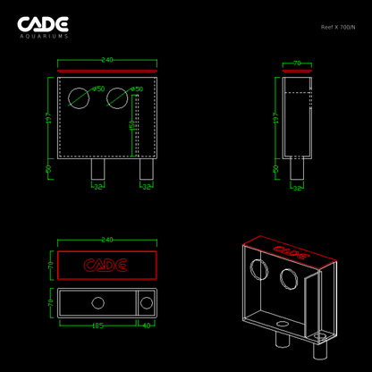Reef X 700N Expansion System - CADE
