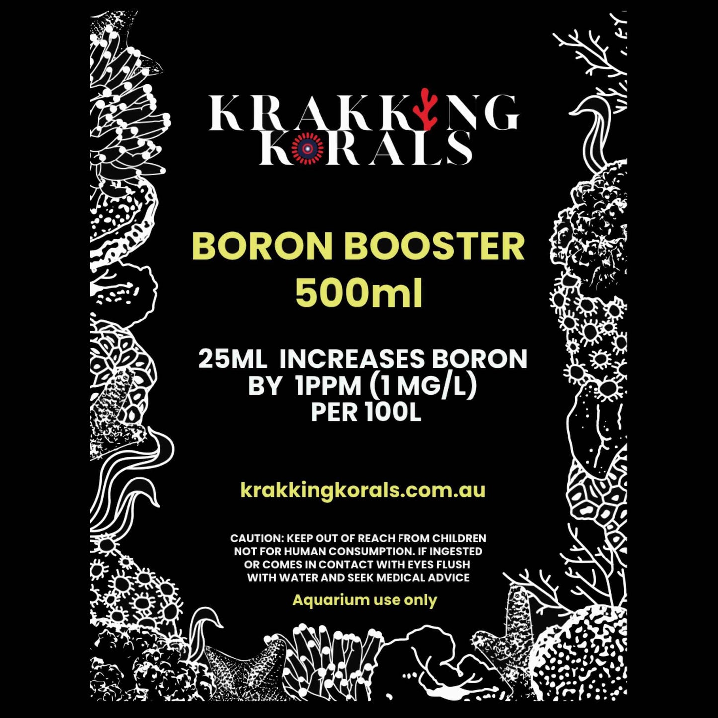 Boron Booster 500ml - Krakking Korals