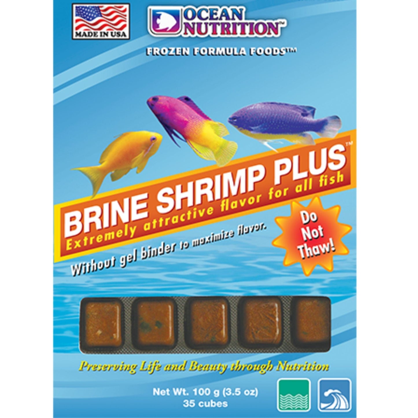 Brine Shrimp Plus 100g - Ocean Nutrition