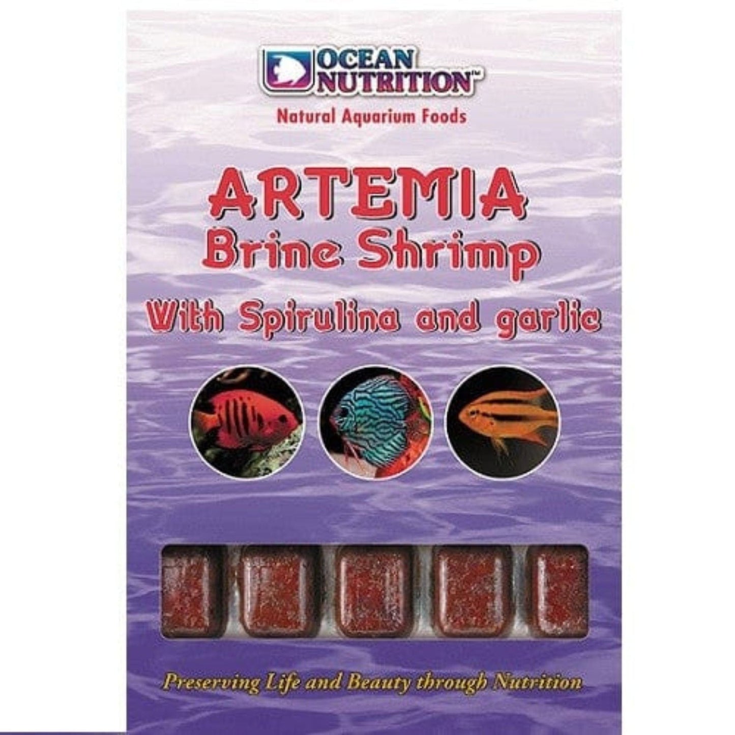 Artemia Brine Shrimp with Spirulina & Garlic - Ocean Nutrition