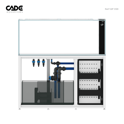 CADE Reef S3/P 1500 White cabinet and sump view