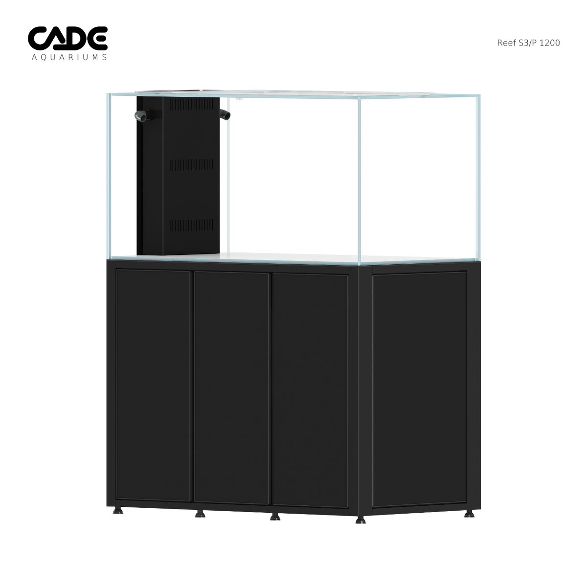 CADE Reef S3/P 1200 Black rear three-quarter view