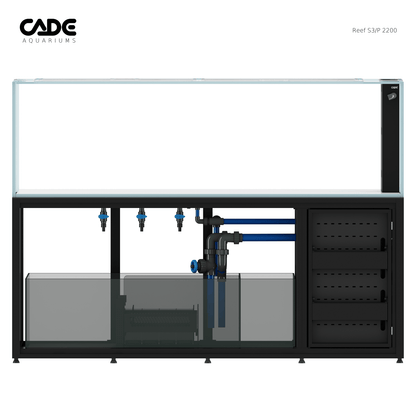 CADE Reef S3/P 2200 Black cabinet and sump view