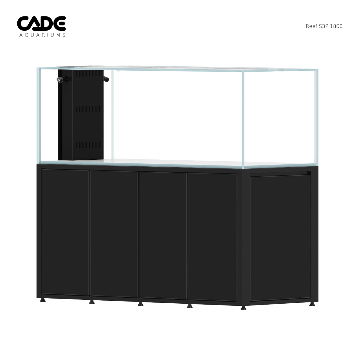 CADE Reef S3/P 1800 Black rear three-quarter view