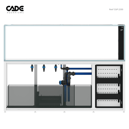 CADE Reef S3/P 2200 White cabinet and sump view