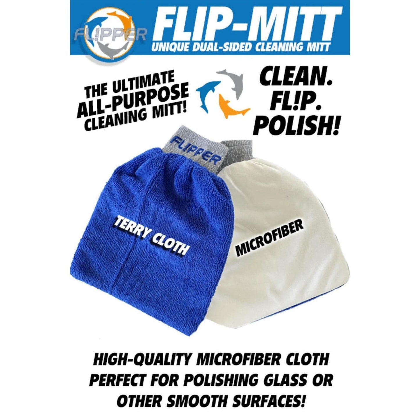 Cleaning Mitt 2pk - Flipper