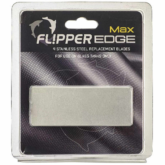 Flipper Edge MAX Stainless Steel Blades - 4pk