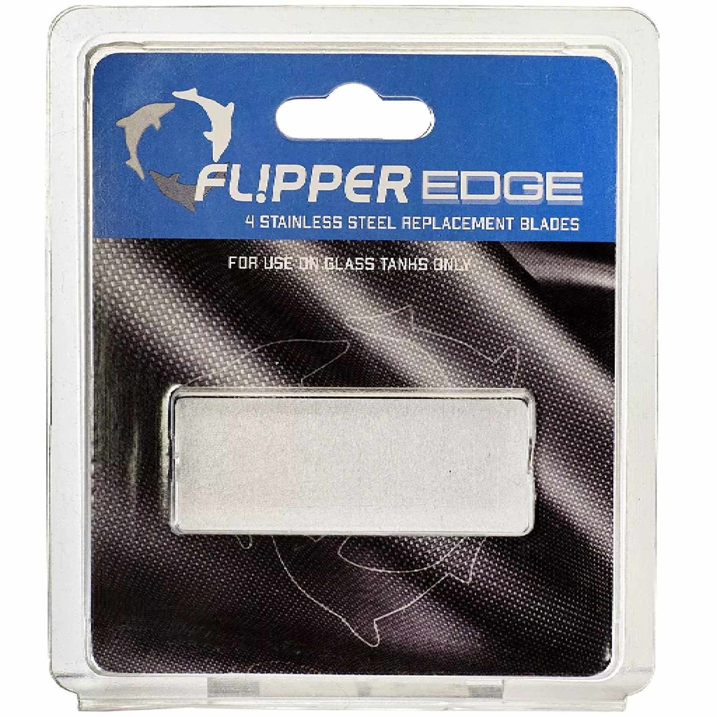 Flipper Edge Stainless Steel Blades - 4pk