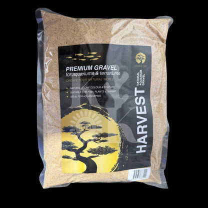 Golden Tree Harvest premium aquarium gravel 0.1-0.5mm 4kg — pack shot