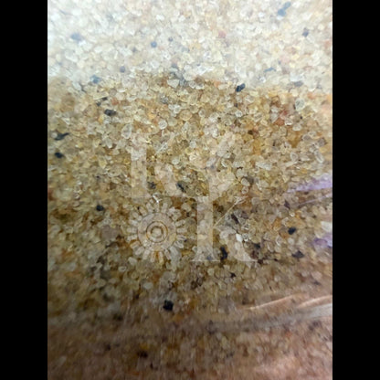 Golden Tree Harvest premium aquarium gravel 0.1-0.5mm — close-up of fine natural substrate