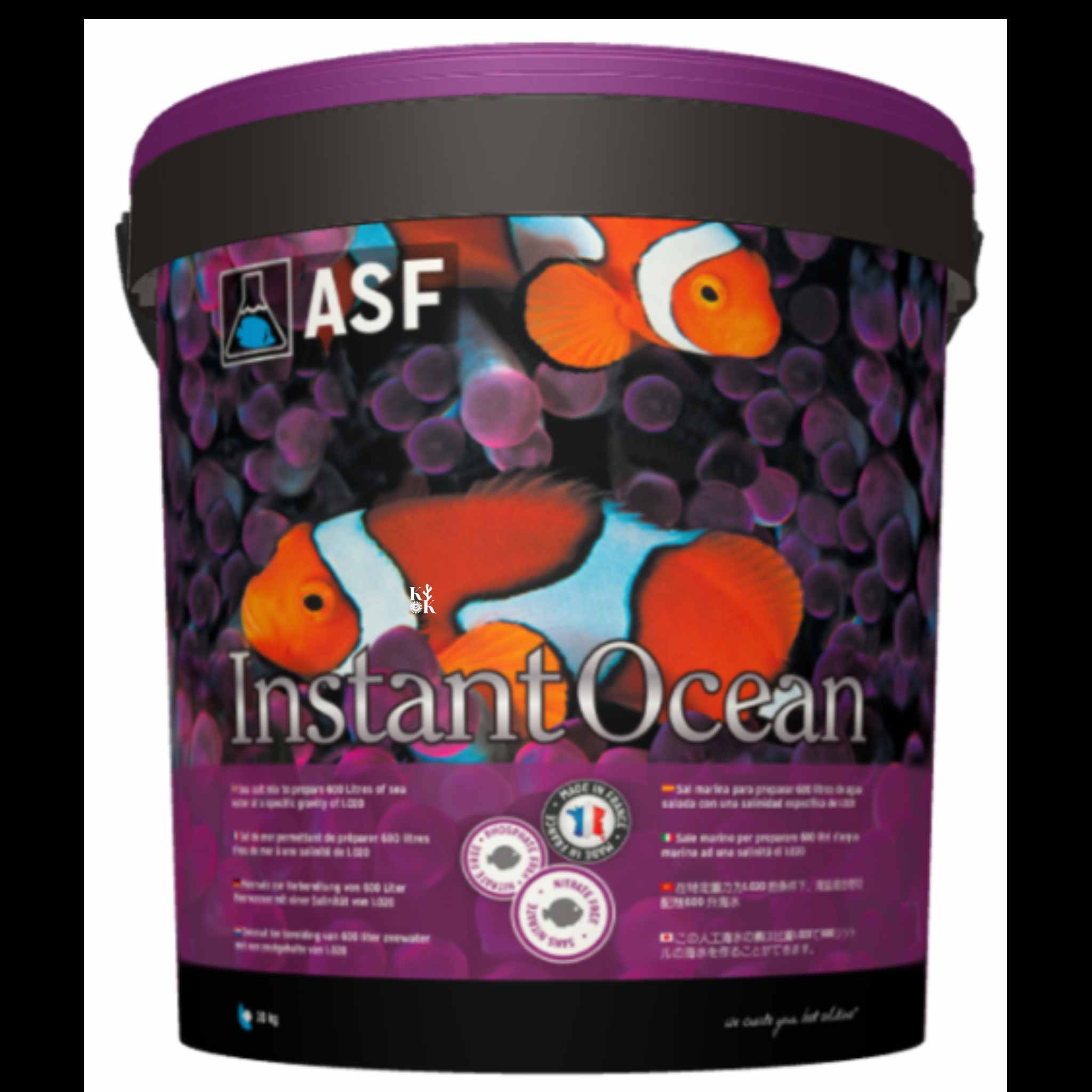 Instant Ocean Sea Salt 20kg - Aquarium Systems | Krakking Korals
