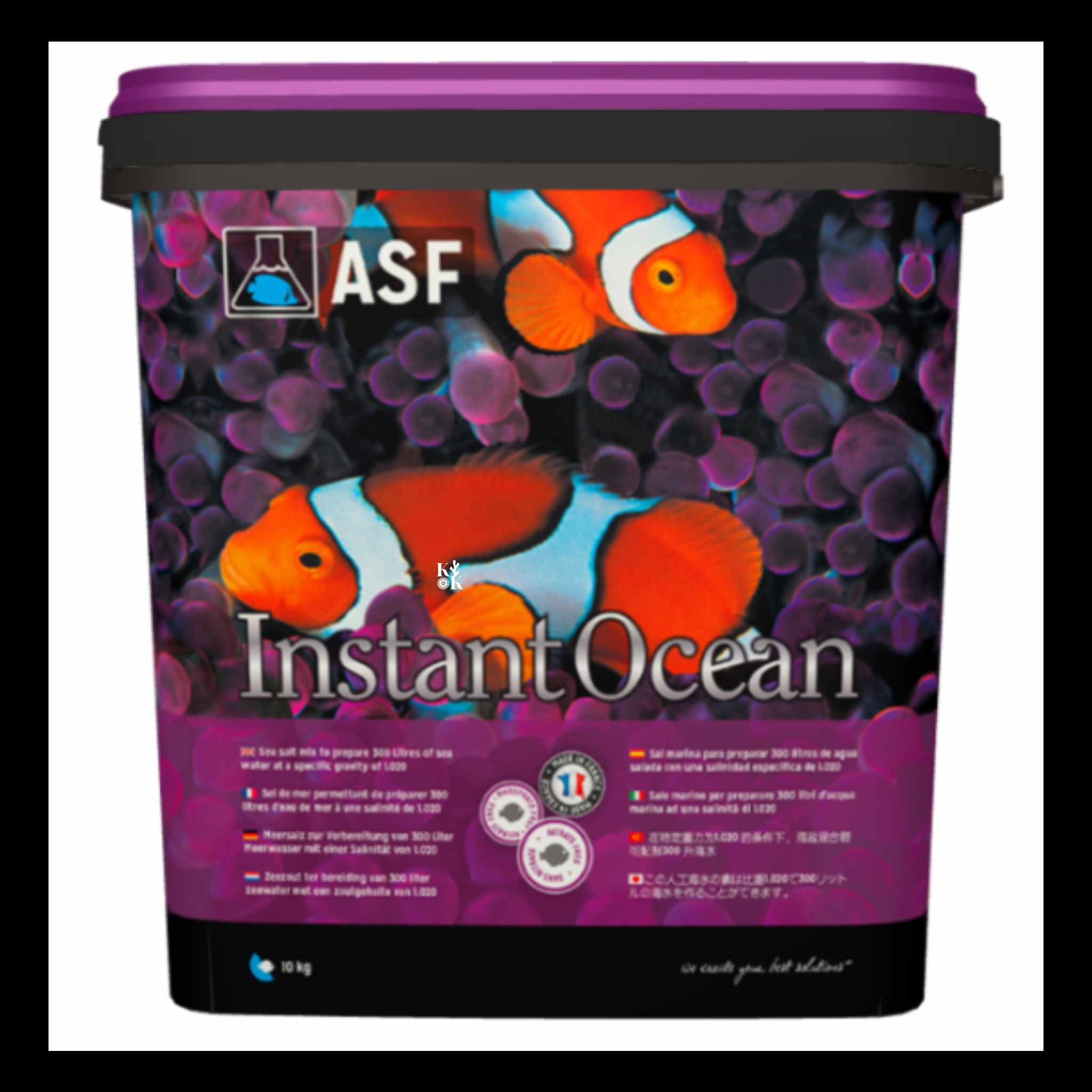 Instant Ocean Sea Salt 10kg - Aquarium Systems | Krakking Korals