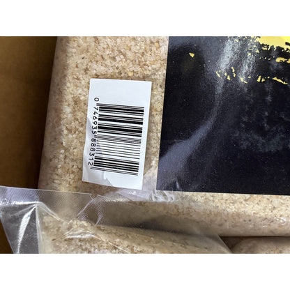 Golden Tree Ivory premium gravel — barcode and detail