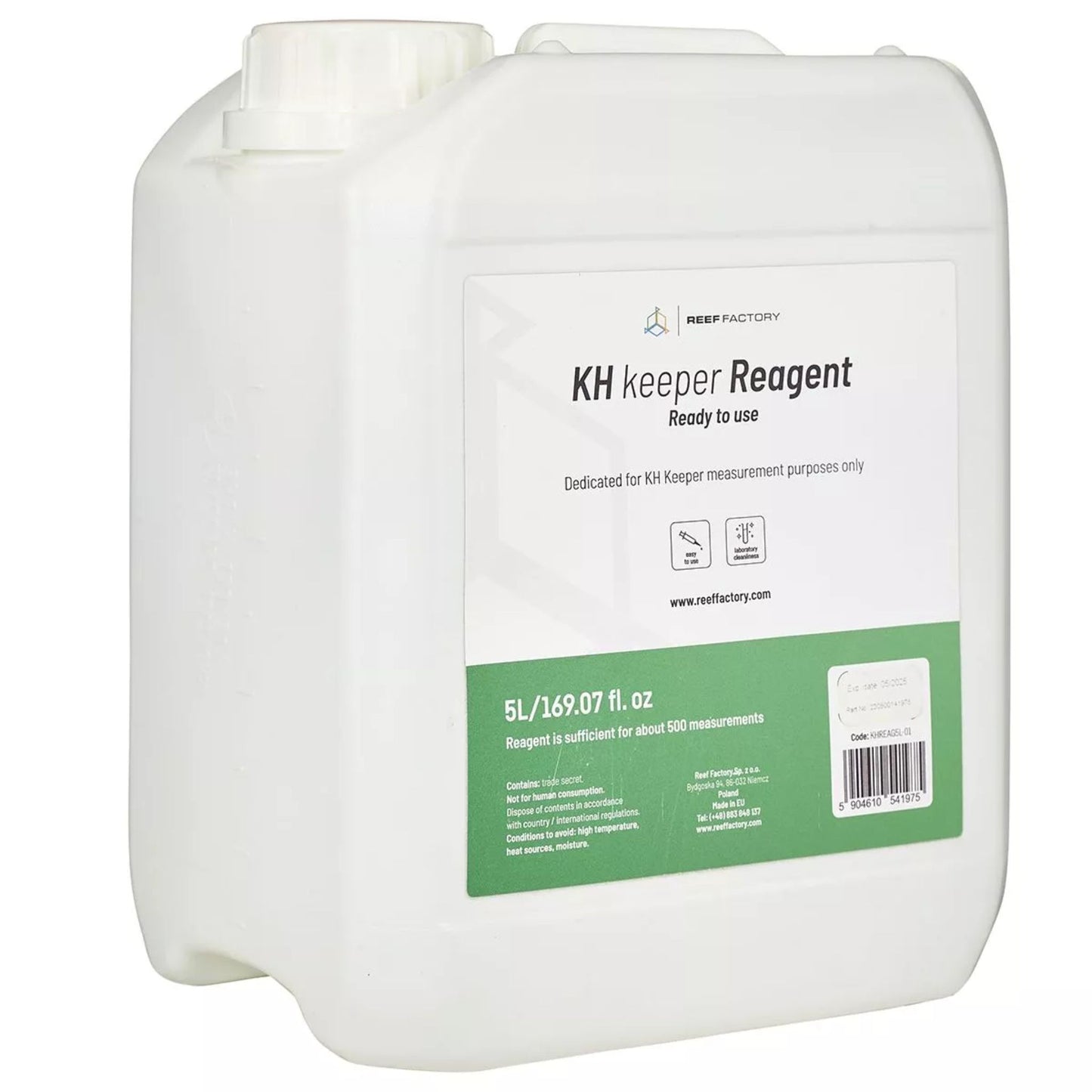 KH keeper Ready-to-Use Reagent 5L - Reef Factory