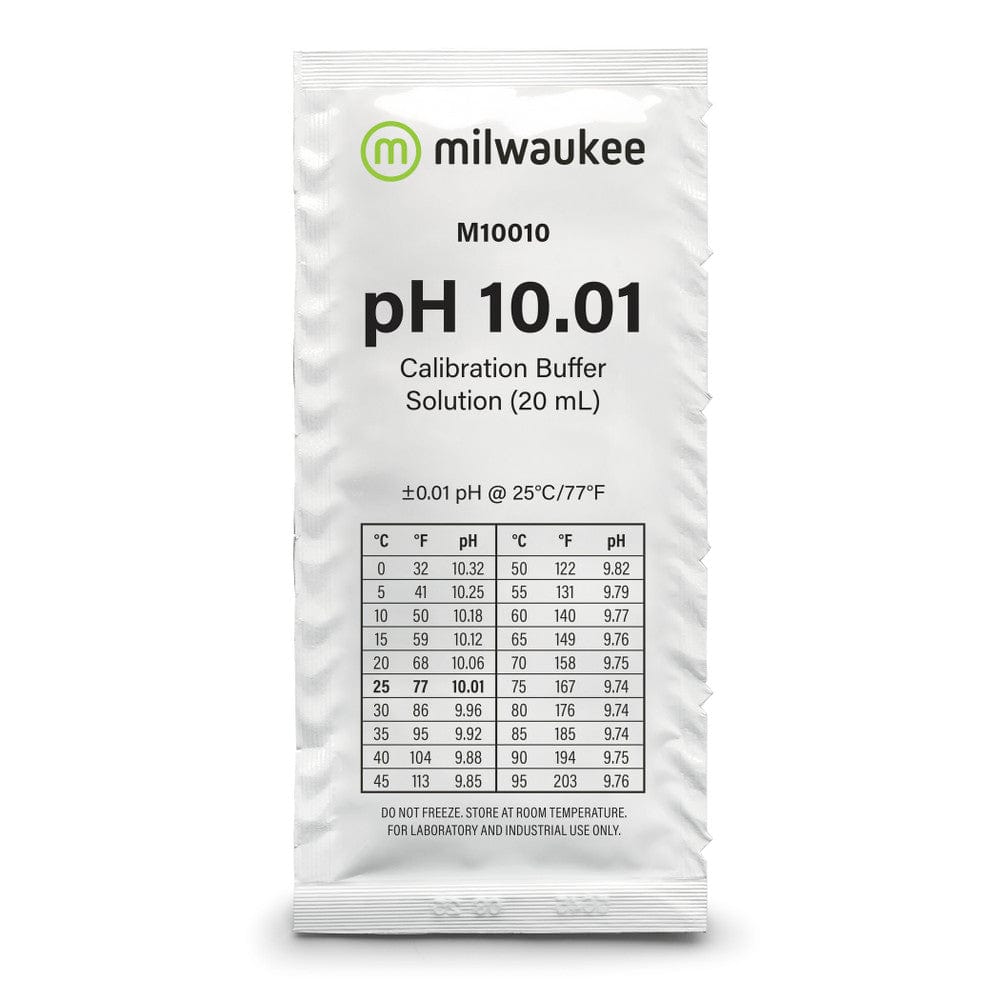 pH 10.01 Calibration Solution Sachet - Milwaukee