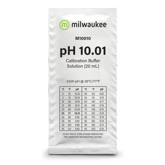 pH 10.01 Calibration Solution Sachet - Milwaukee