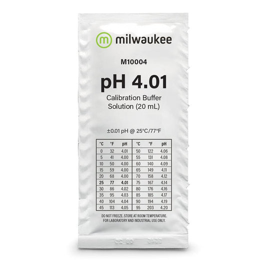 pH 4.01 Calibration Solution Sachet - Milwaukee