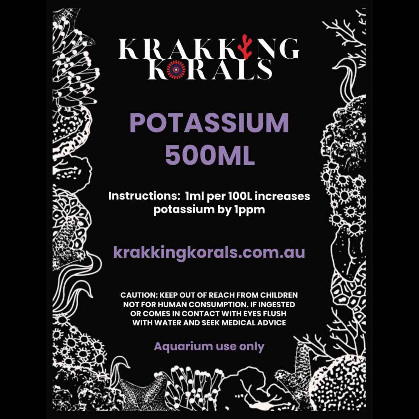 Potassium 500ml - Krakking Korals