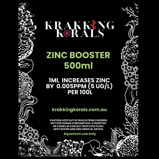 Zinc Booster 500ml - Krakking Korals