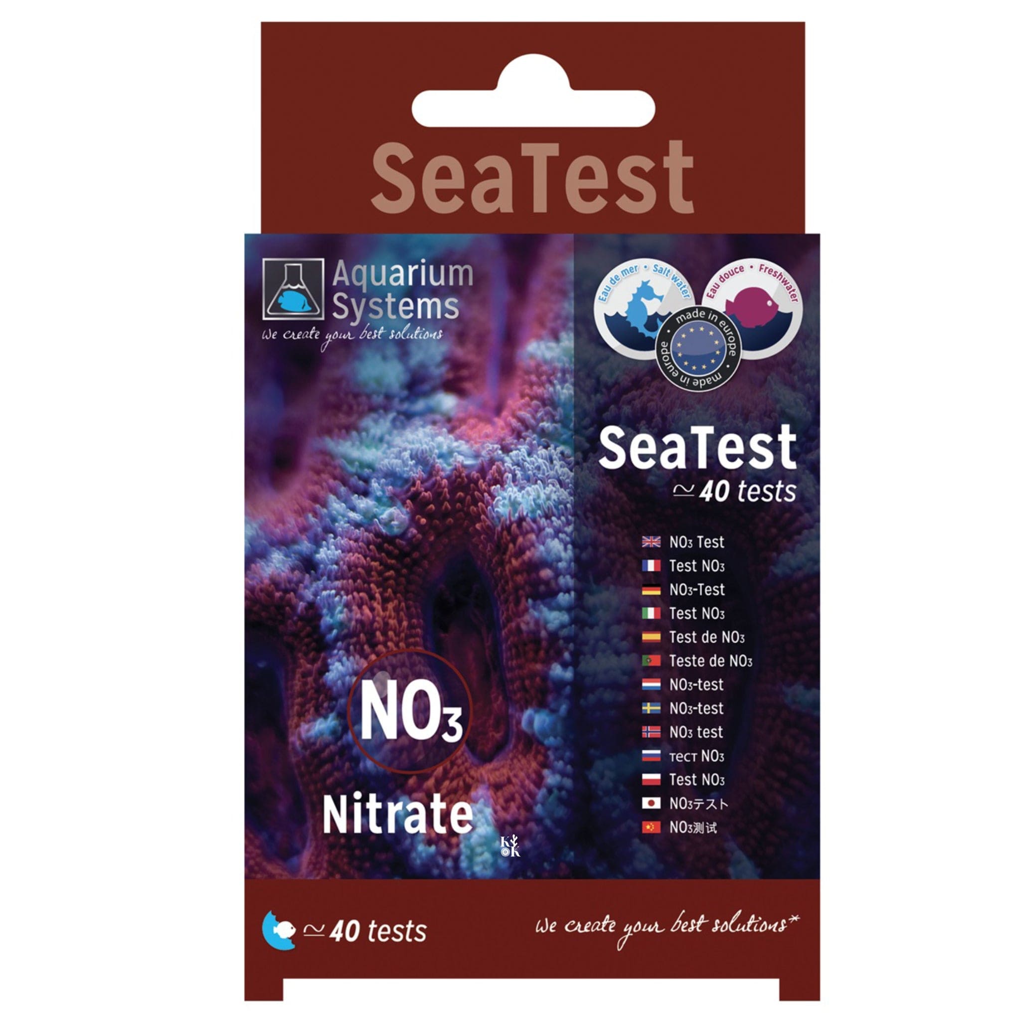 Nitrate Test Kit - Aquarium Systems | Krakking Korals