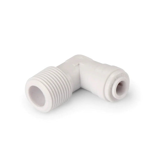 1/4" to 1/4" Male Threaded 90 Elbow Coupling
