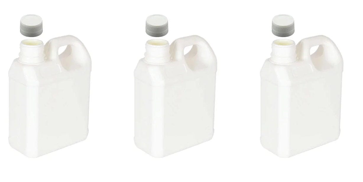 5L White HDPE Plastic Bottles