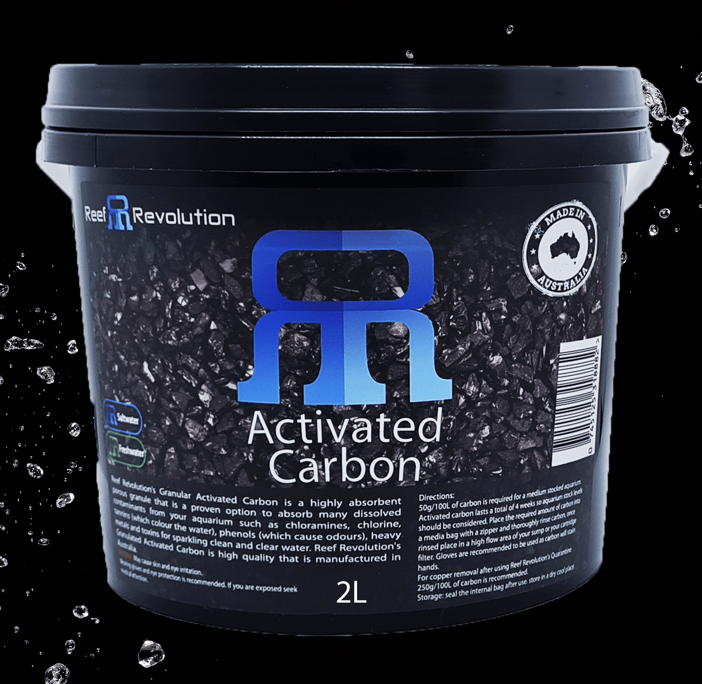 Granulated Activated Carbon 1.2kg (2L) - Reef Revolution