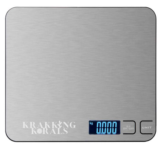 Kitchen Scales 5kg - Krakking Korals