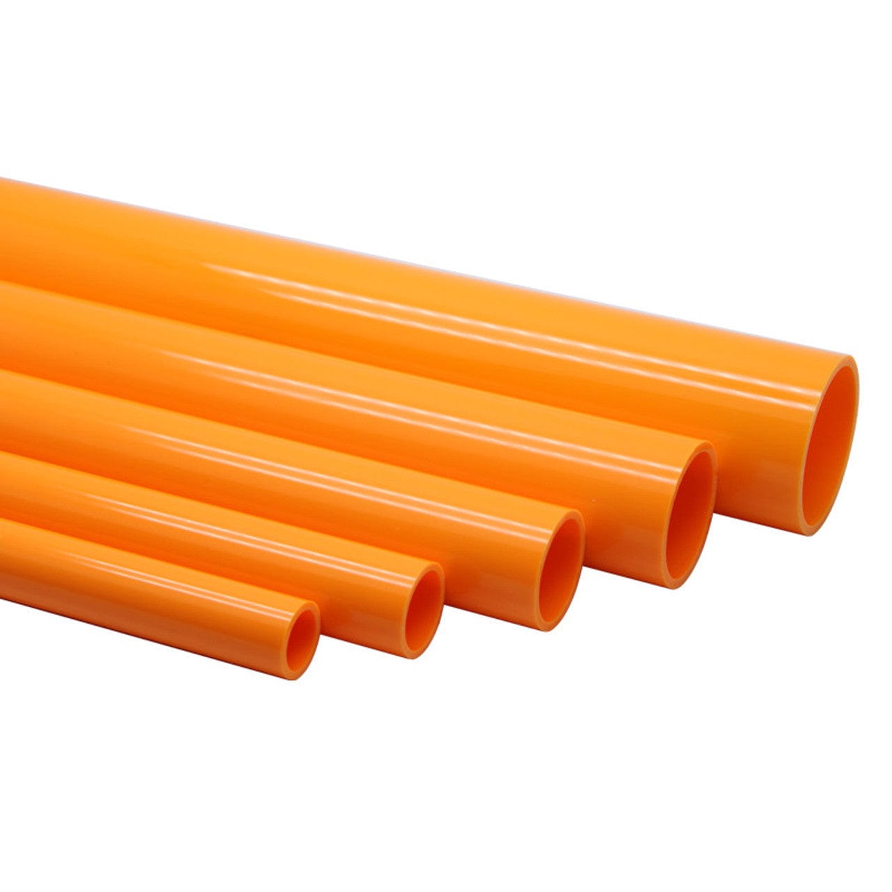 Orange DIN UPVC Pipe 1m Lengths - Sanking