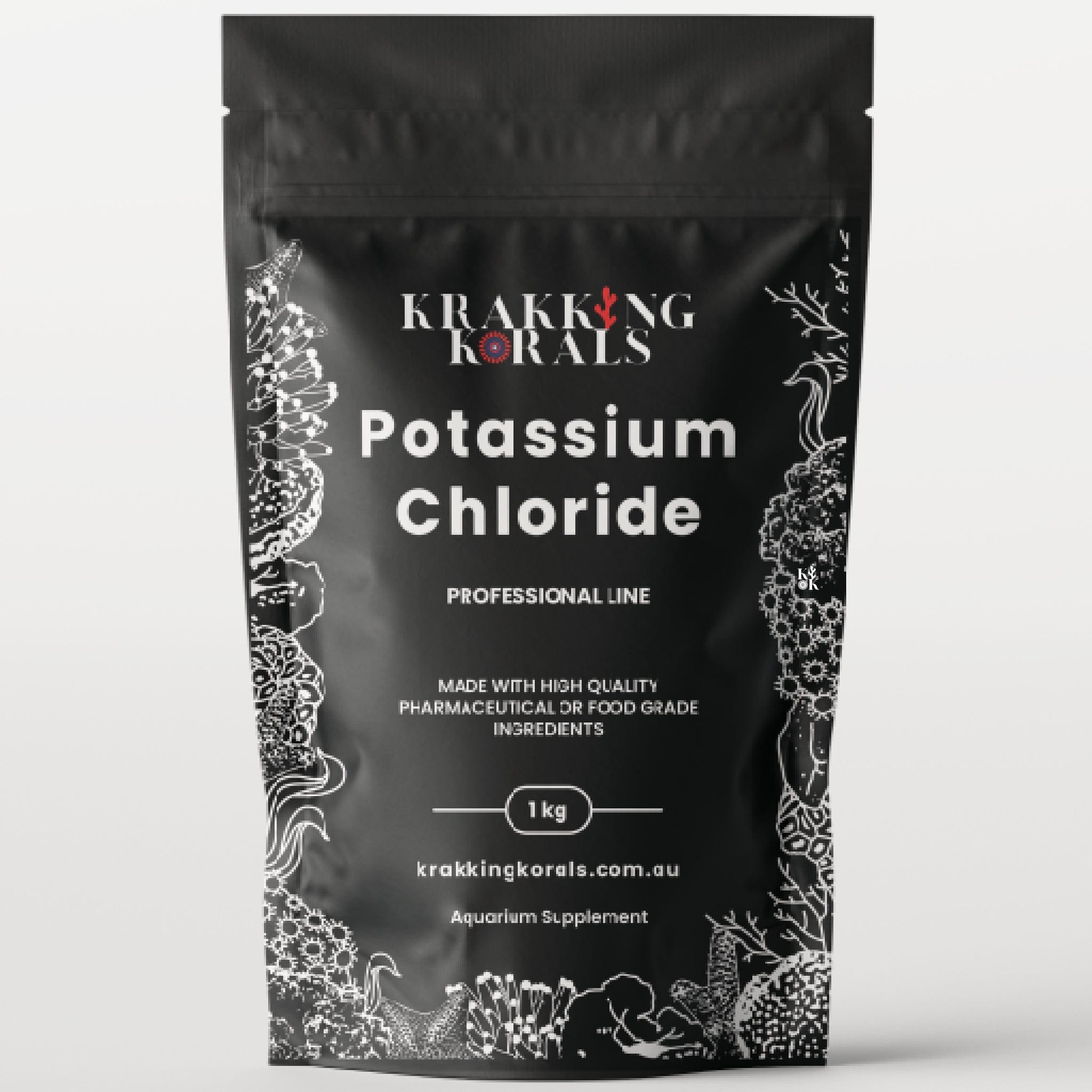 Kin Potassiun Potassium Chloride 1kg | Krakking Korals